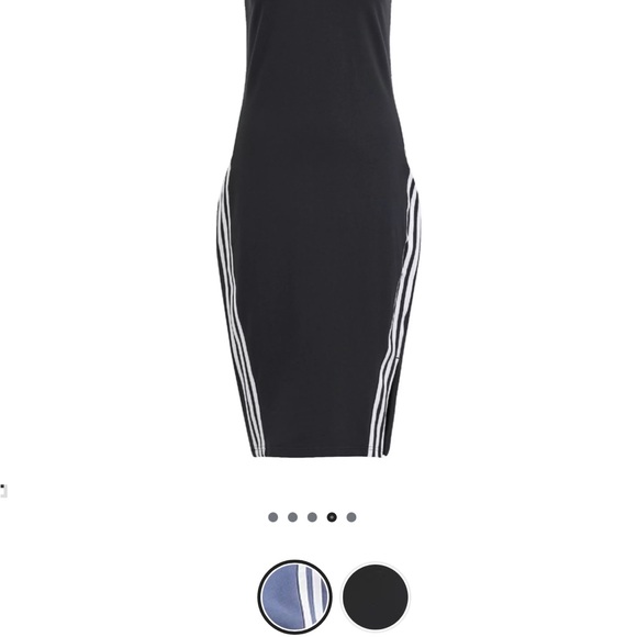 Adidas Future Icons 3-stripe Slip on Jersey Dress-Medium - Picture 9 of 9